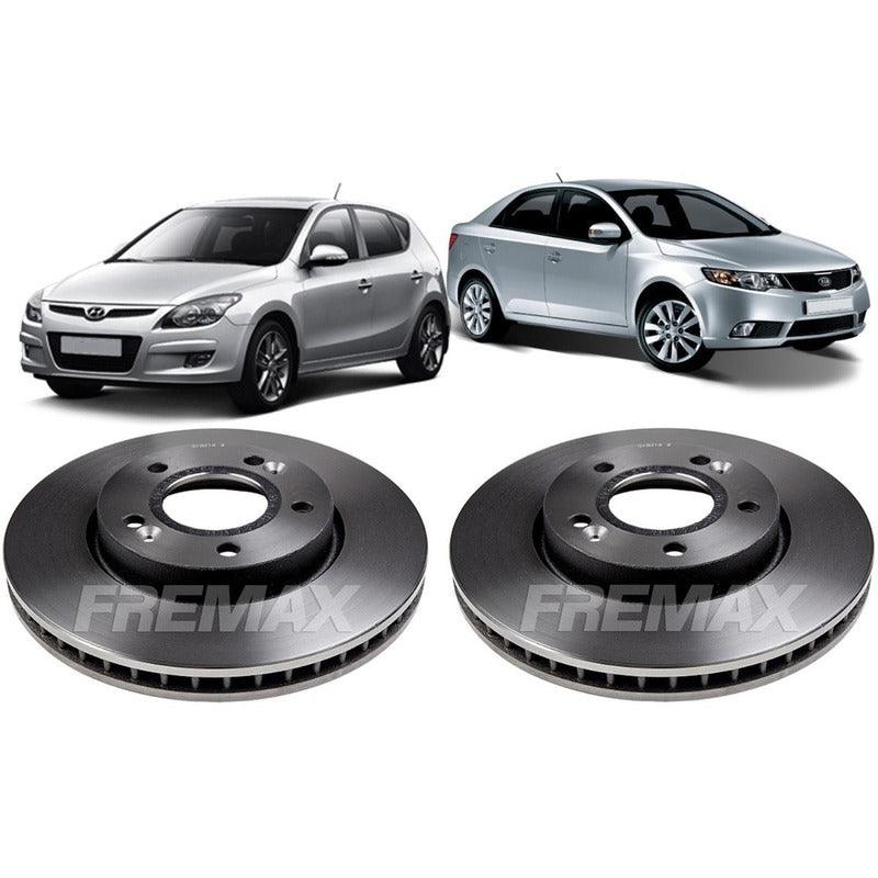 Disco Freio Dianteiro Cerato 1.6 2.0 Hyundai I30 2006 A 2013