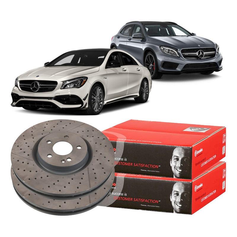 Disco Freio Dianteiro Mercedes Cla A45 Amg 2015 A 2019 350mm