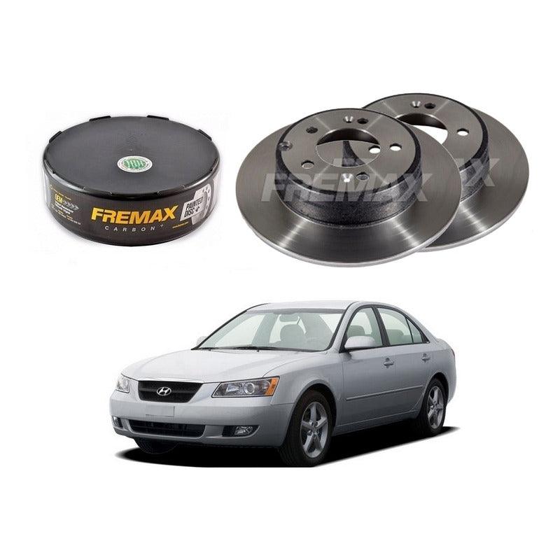 Disco Freio Traseiro Fremax Hyundai Sonata 2.4 2012