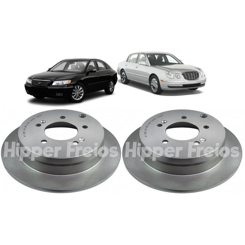 Disco Freio Traseiro Hyundai Azera 3.3 2009 2010 2011 - Par