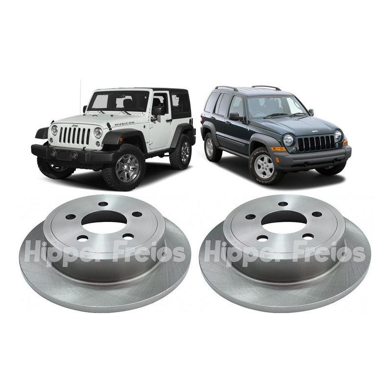 Disco Freio Traseiro Jeep Cherokee Wrangler 2000 A 2007 Par