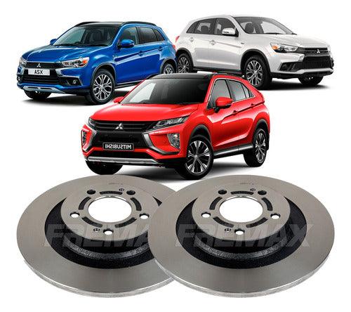 Disco Freio Traseiro Outlander Asx Eclipes Cross 2012 A 2019