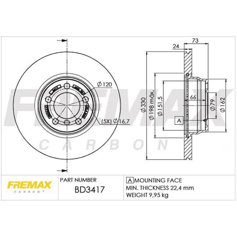 Kit Disco Freio Dianteiro + Traseiro Bmw 328i 428i 2012/2018