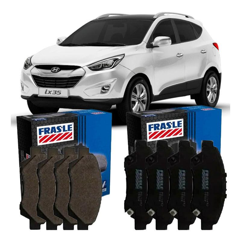Kit Pastilha Freio Dianteiro E Traseiro Hyundai Ix35 2011