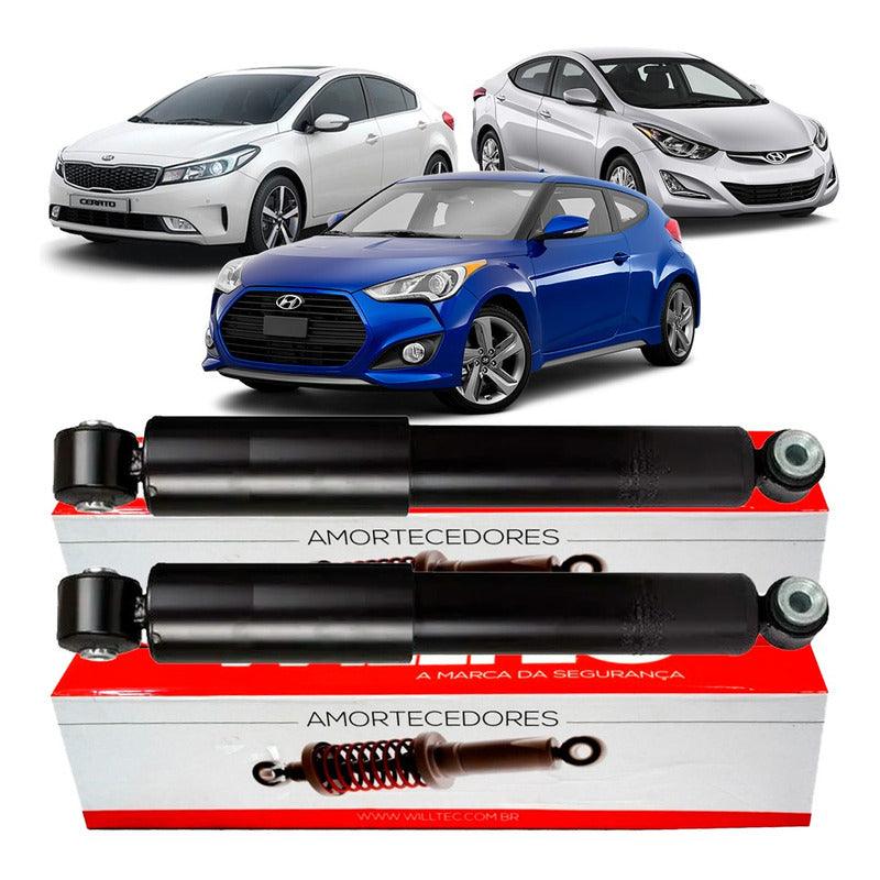 Par Amortecedor Traseiro Elantra - Veloster - Cerato