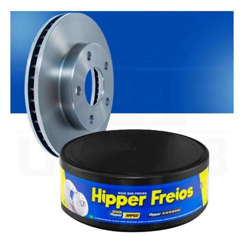 Par Disco Freio Dianteiro Solido Fiat Mobi 1.0 2016/...