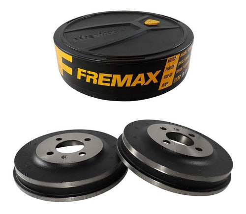 Tambor de freio traseiro FreMax BD6284