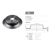 Disco Freio Chery Tiggo 2.0 2009/2015 Tras. Solido - (par)