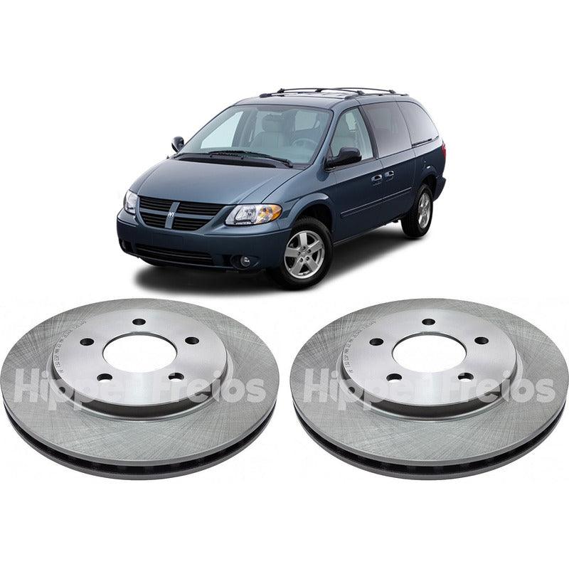 Disco Freio Dianteiro Chrysler Caravan Grand 1997-2000 Par