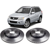 Disco Freio Dianteiro Grand Vitara 2.0 2.5 2009 A 2016 - Par