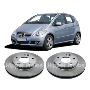 Disco Freio Dianteiro Mercedes A140 A160 A190 1997-2005 Par