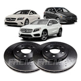 Disco Freio Dianteiro Mercedes A200 1.6 2013 A 2018 - Par