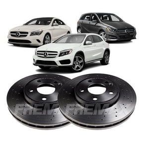 Disco Freio Dianteiro Mercedes A200 1.6 2013 A 2018 - Par