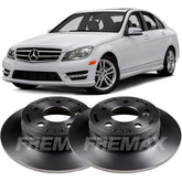 Disco Freio Traseiro C180 1.6 1.8 Cgi C200 Komp 2006 A 2014