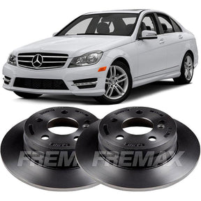 Disco Freio Traseiro C180 1.6 1.8 Cgi C200 Komp 2006 A 2014