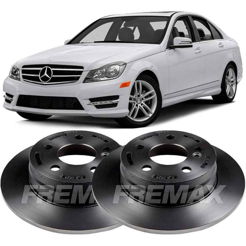 Disco Freio Traseiro C180 1.6 1.8 Cgi C200 Komp 2006 A 2014