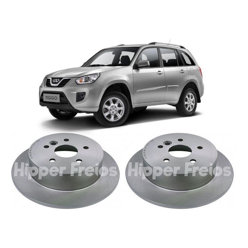 Disco Freio Traseiro Chery Tiggo 2.0 2009 A 2015 - Par