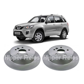 Disco Freio Traseiro Chery Tiggo 2.0 2009 A 2015 - Par