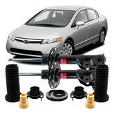 Kit Amortecedor Dianteiro + New Civic 2007 A 2011 Kayaba Par