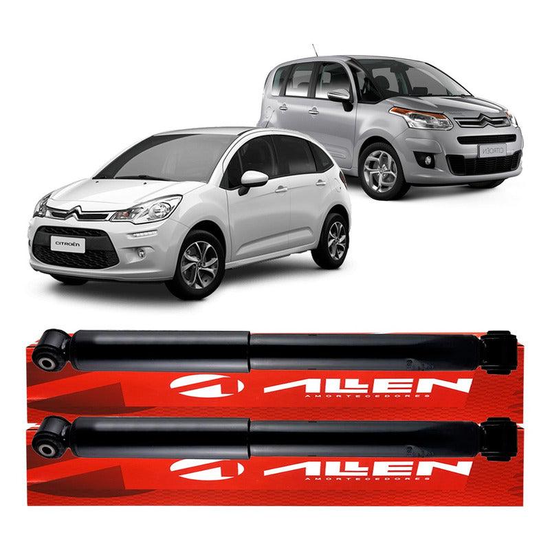 Par Amortecedor Traseiro Citroën C3 1.5 8v 1.6 16v 2011-2015