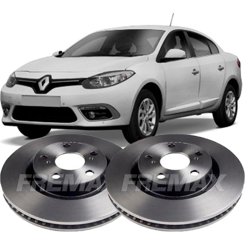 Par Disco De Freio Dianteiro Fluence 2.0 L 16v 2013 2014