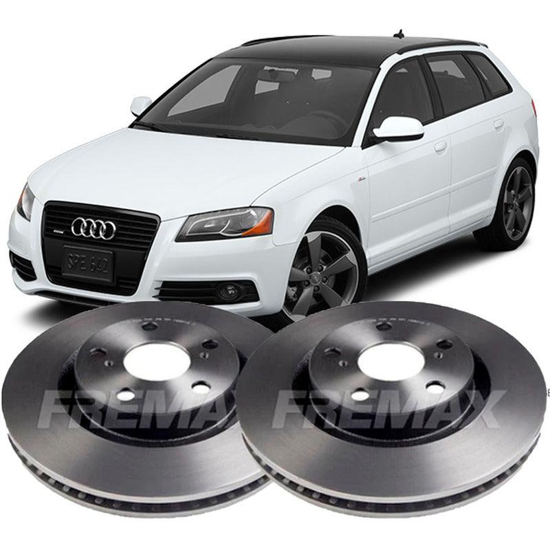 Par Disco De Freio Traseiro Audi A3 1.8 16v 2012 2013 2014