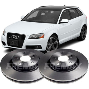 Par Disco De Freio Traseiro Audi A3 1.8 16v 2012 2013 2014