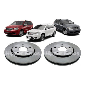 Par Disco Dianteiro Dodge Journey 2.7 2009...