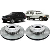 Par Disco Dianteiro Jeep Grand Cherokee 4x4 De 1999 Até 2002