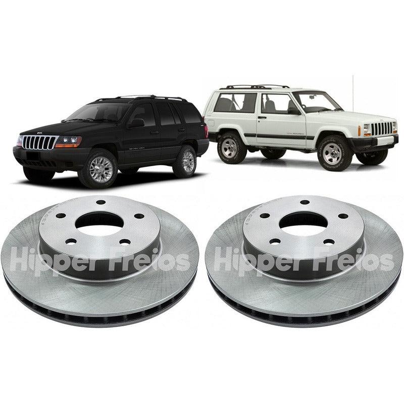 Par Disco Dianteiro Jeep Grand Cherokee 4x4 De 1999 Até 2002