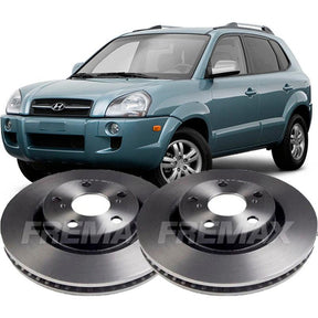 Par Disco Freio Dianteiro Tucson 2008 2009