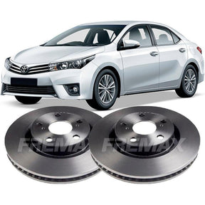 Par Discos Freio Dianteiro Toyota Corolla 15 Á 2019