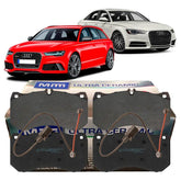 Pastilha Ceramica Dianteira + Sensor Rs6 A6 A8 2012 A 2018