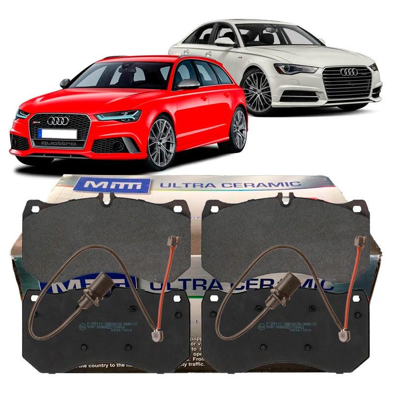 Pastilha Ceramica Dianteira + Sensor Rs6 A6 A8 2012 A 2018