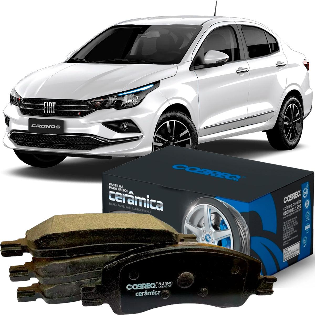 Pastilha Freio Dianteira Cerâmica Fiat Cronos 1.3 2022 - 7093090